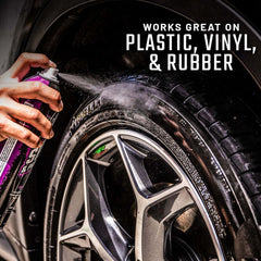 Slick Products Shine & Protectant Spray provides UV shield for surfaces.