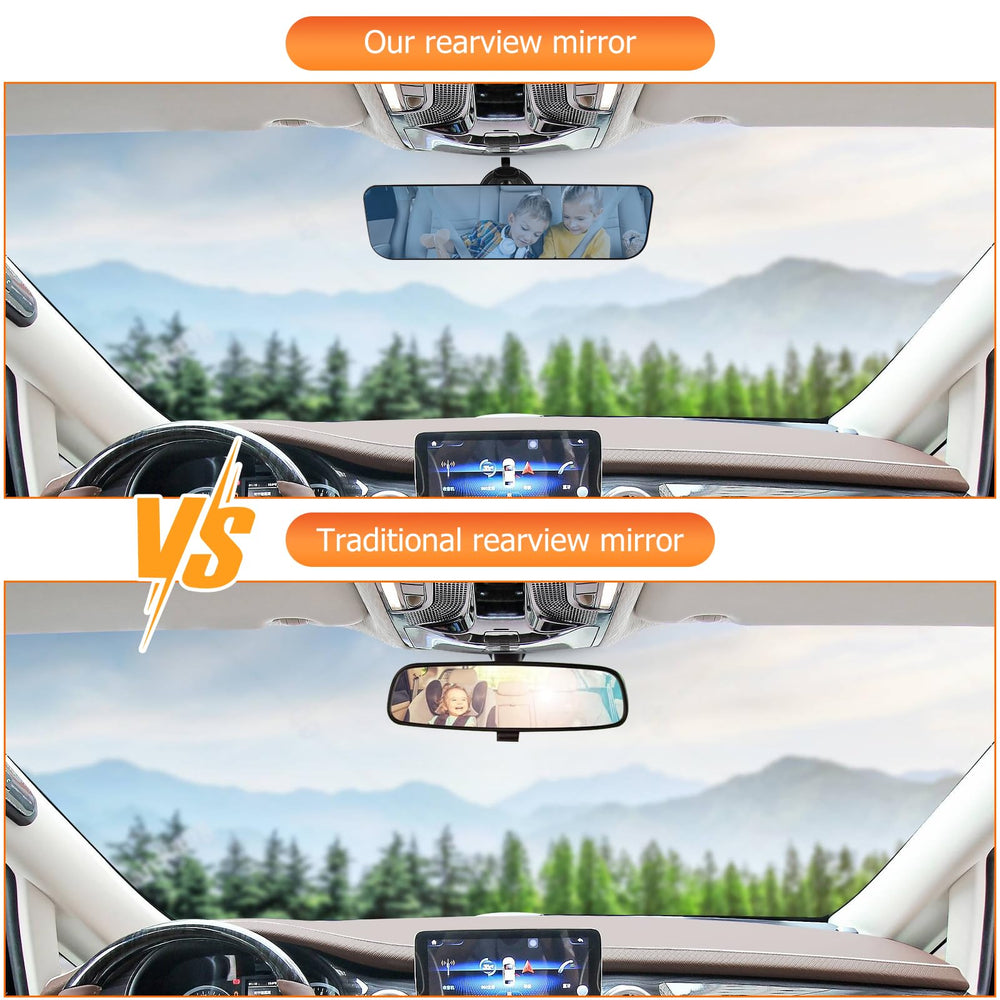 SLIIMU anti-splash coating on the mirror surface for safer visibility after breakage.