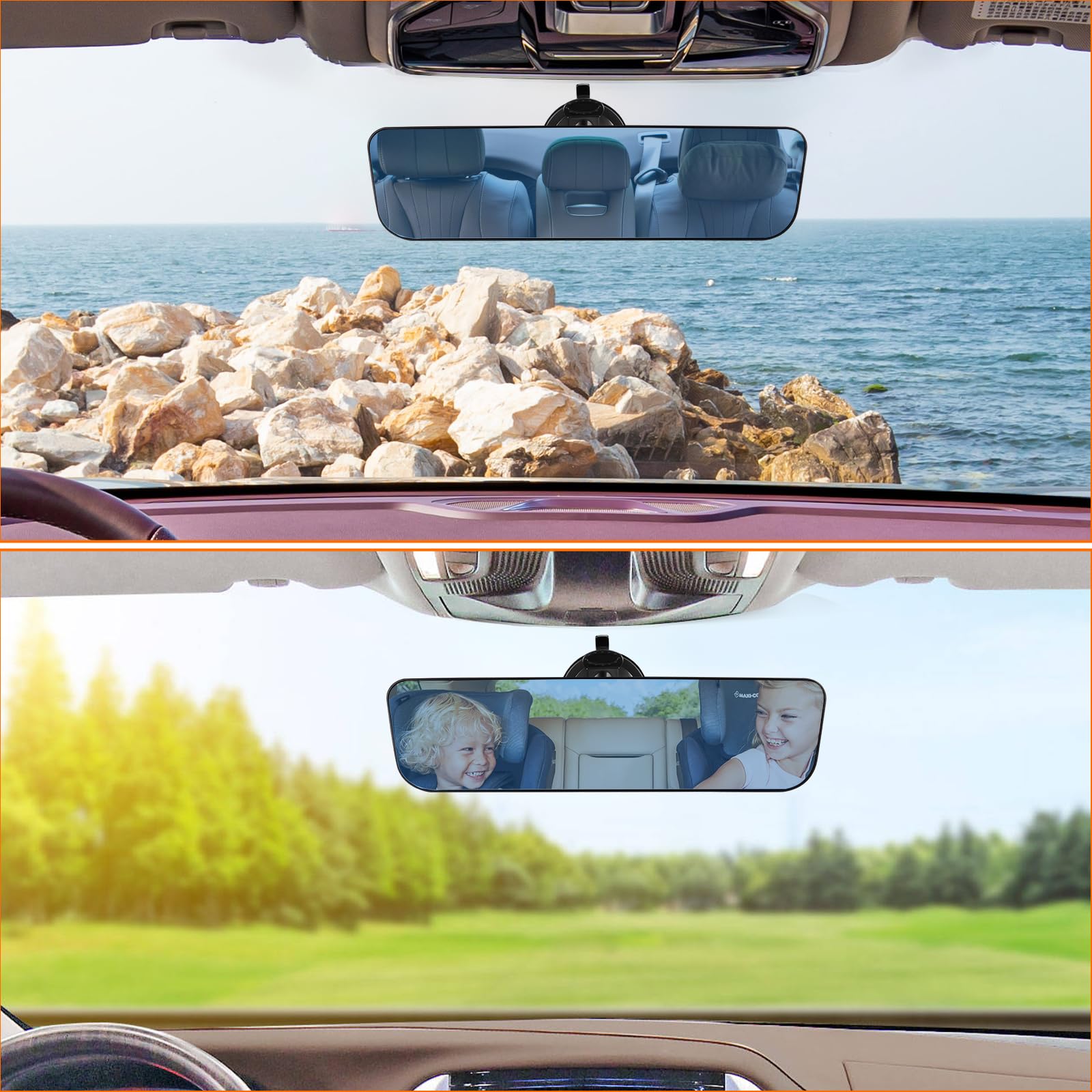 SLIIMU packaging shows suction cup storage at bottom for quick setup.