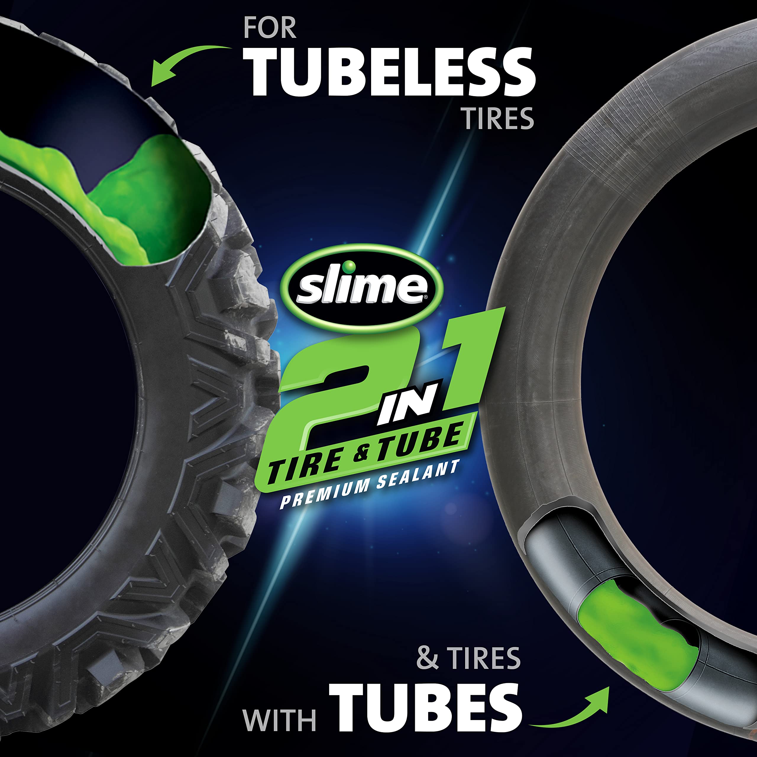 Slime puncture sealing action forming a flexible plug