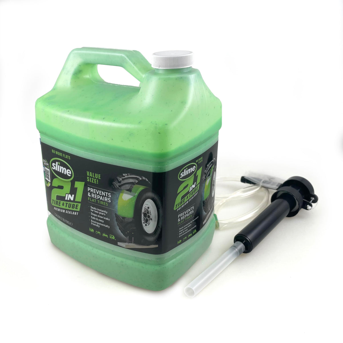Slime 2-in-1 sealant pump used for tire repair