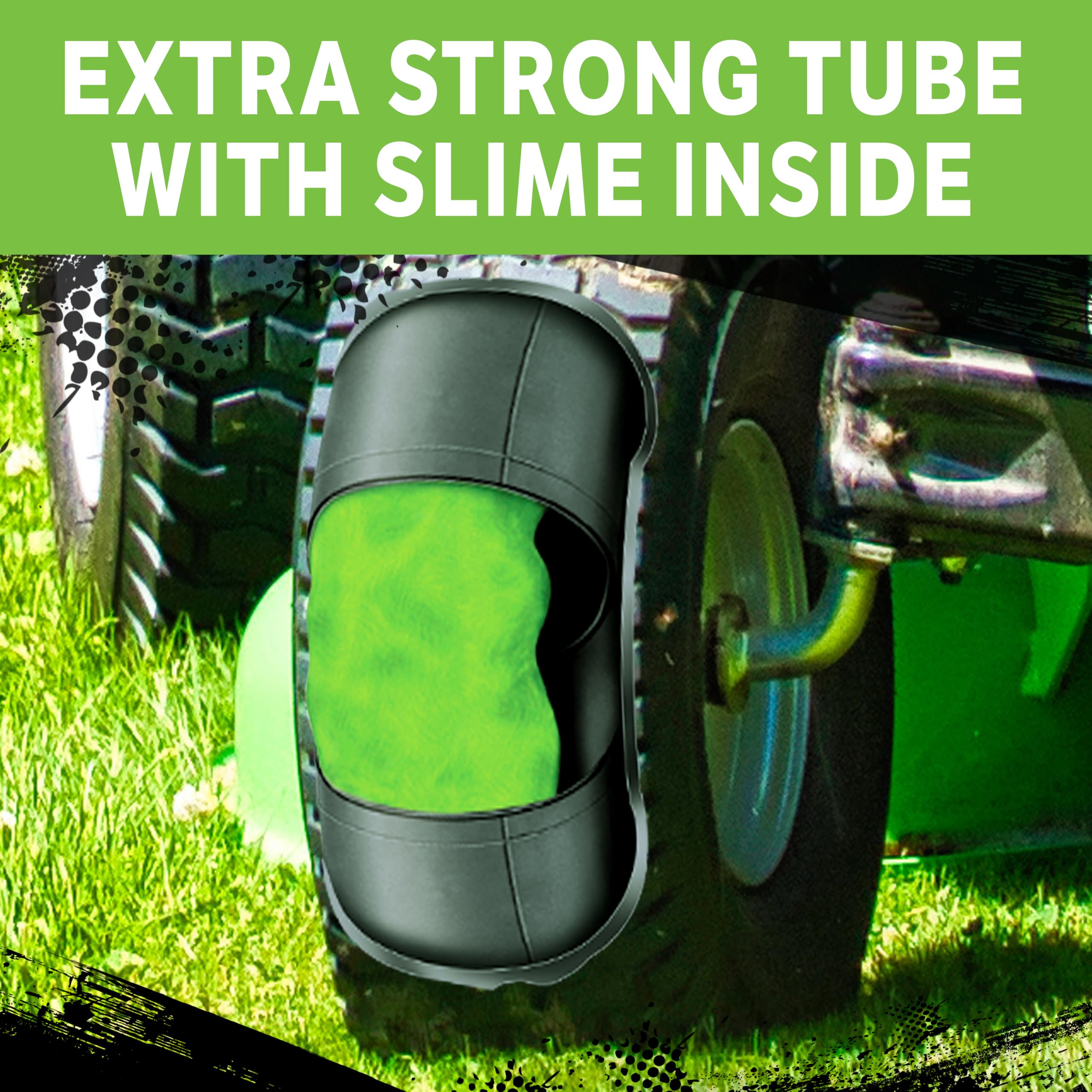 Slime 30012 8-inch rim-fit confirms broad compatibility across equipment.
