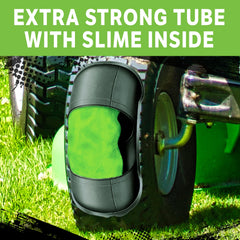 Slime 30012 8-inch rim-fit confirms broad compatibility across equipment.