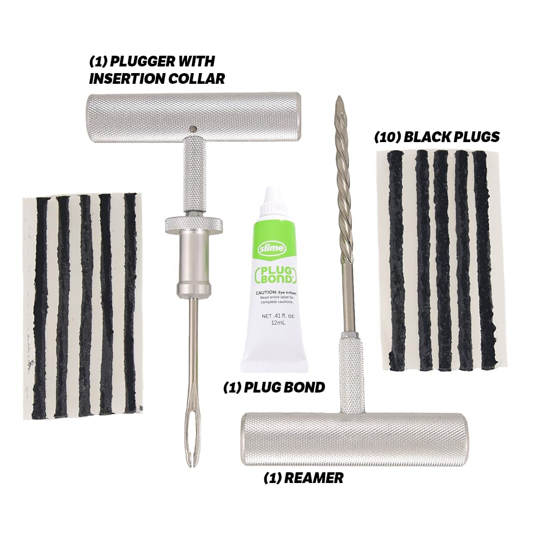 Slime Pro-Series insertion collar aids deep, reliable puncture repairs