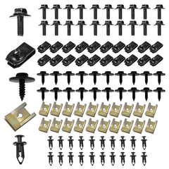 SLIMI 100 PCS car body screws and bolts kit shown for durable, secure mounting.