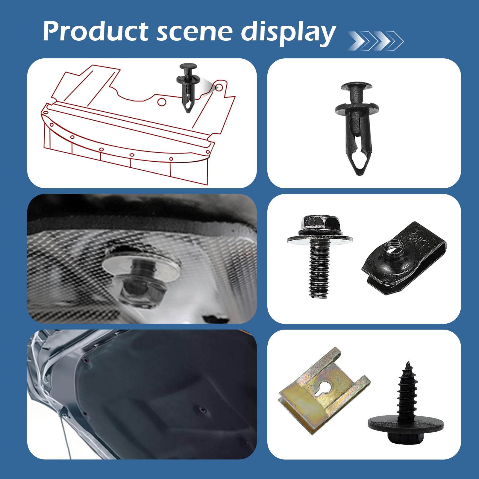 SLIMI universal U-nuts kit provides versatile attachment for various vehicles.