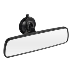 SLIIMU rear view mirror with suction, 9.6-inch view for clearer lane awareness.