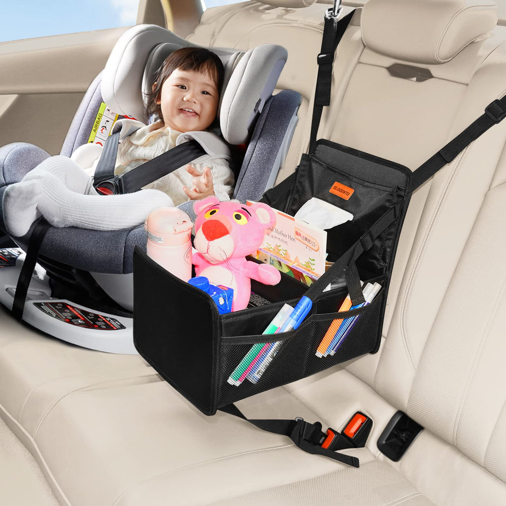 SLOGENTO compact between-seats storage adds convenient space