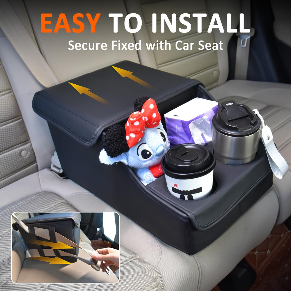 SLOGENTO non-slip base keeps the organizer stable on bumpy roads.