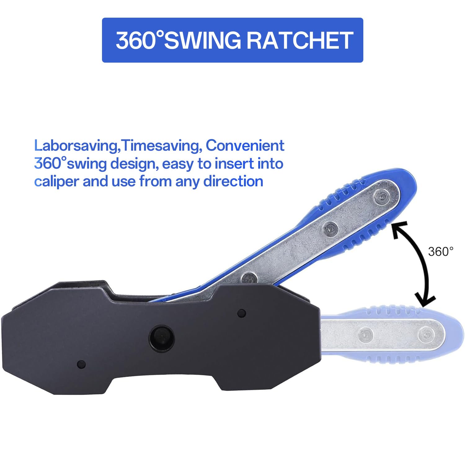 slrongpowlr 360-degree brake caliper press for versatile alignment.