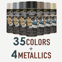 S.M. Arnold multi-surface refinisher for leather, vinyl, plastic, and metal.