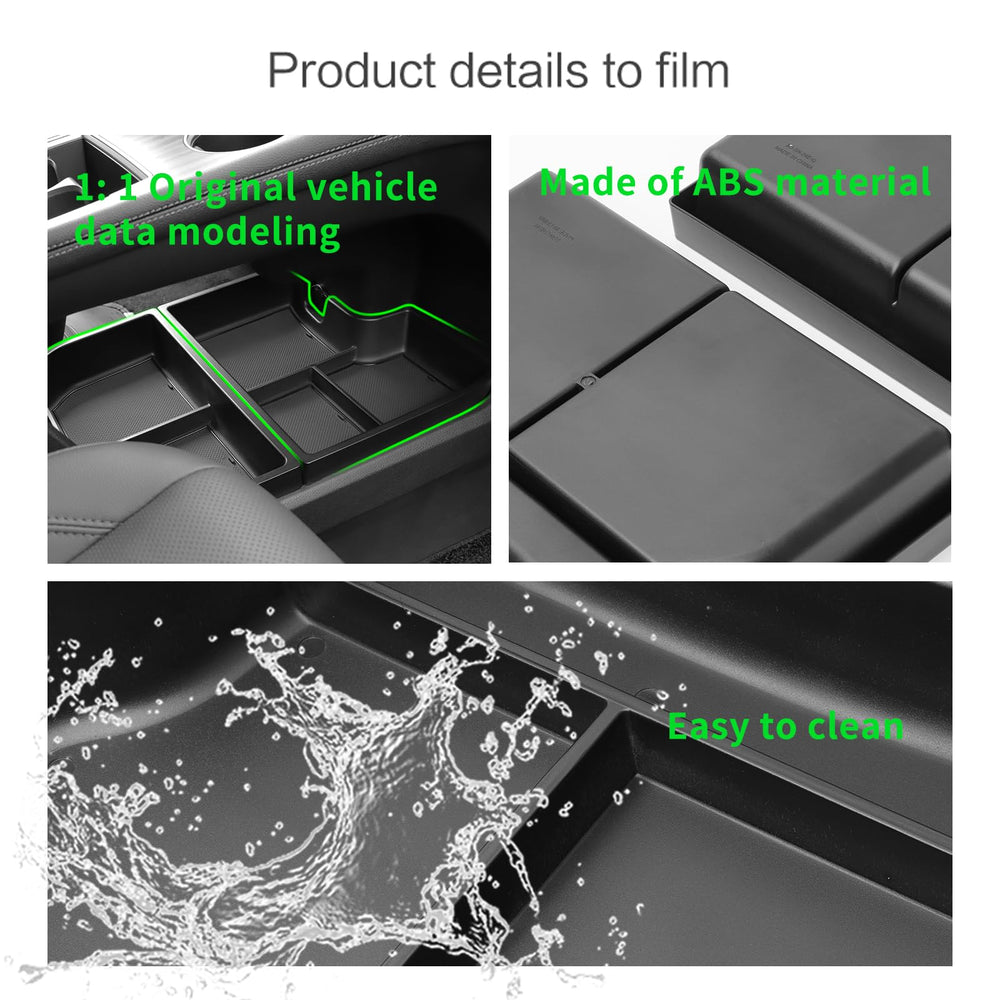 Smabee center-console tray installs quickly with no tools.