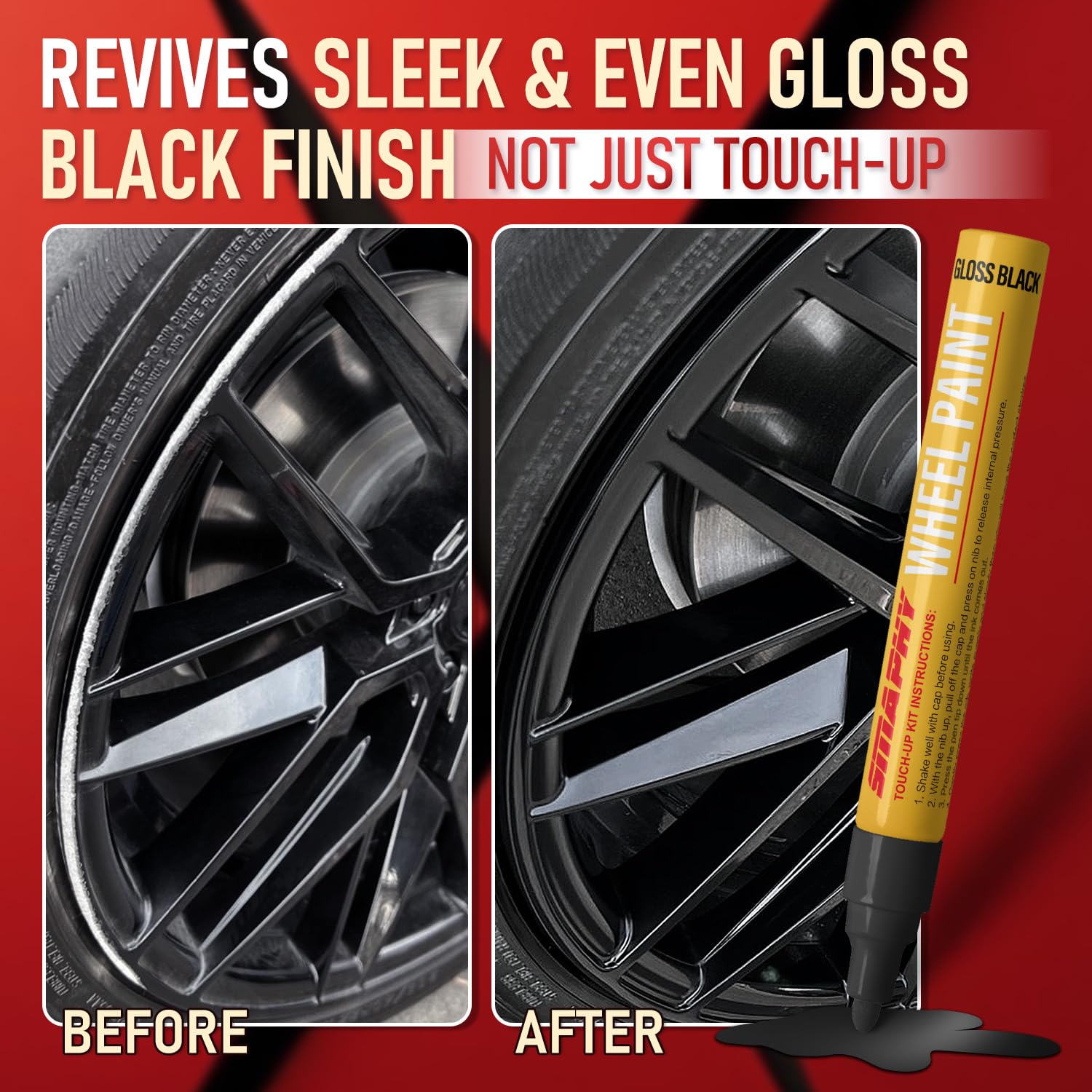 SMAPHY color-match approach for most black wheels