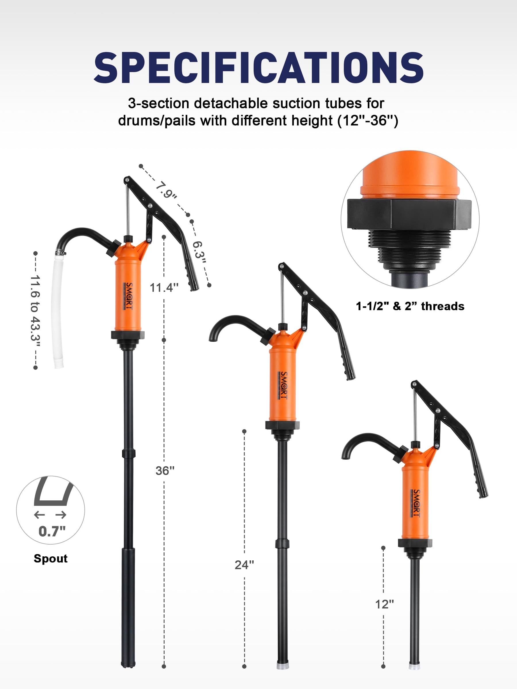 SMART JERRY lever-action pump enabling smooth, high-volume pours