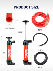 SMART JERRY lawn mover pump demonstrates efficient transfer for garden maintenance.