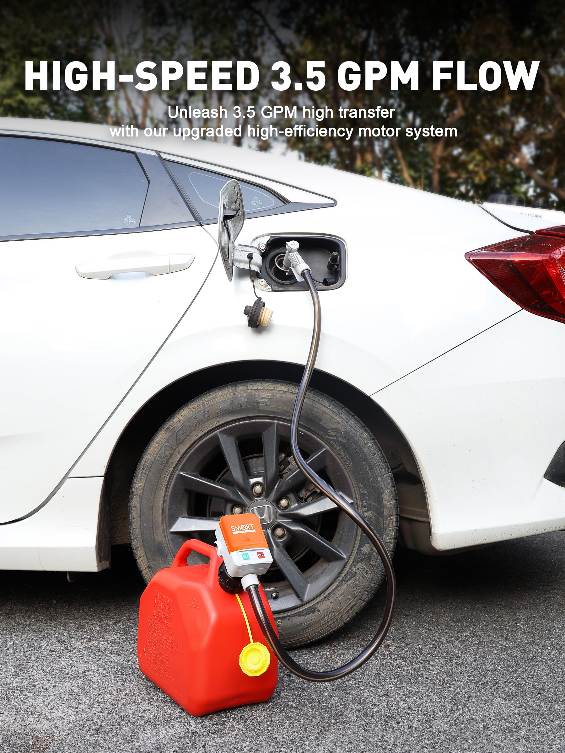 SMART JERRY leak-proof design with precision seals prevents drips.