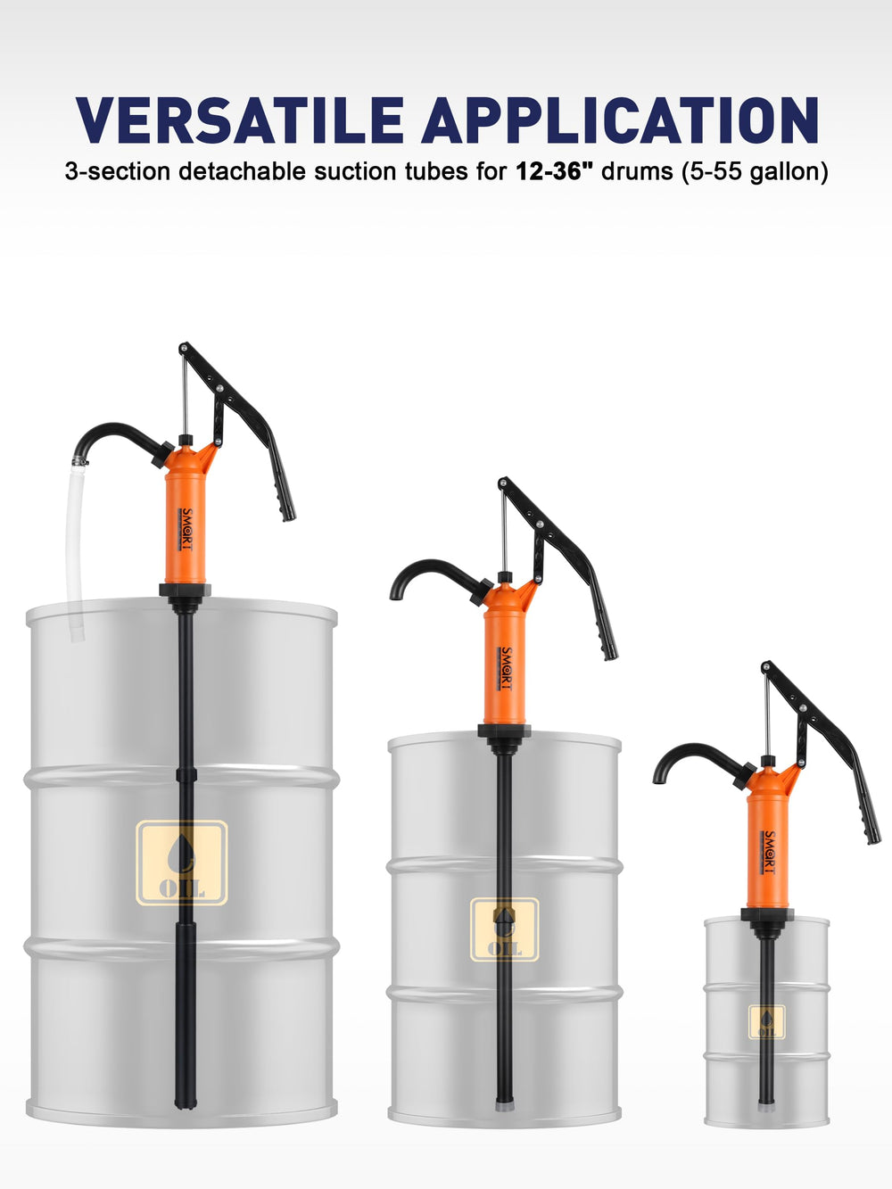 SMART JERRY flexible hose reaches tight containers