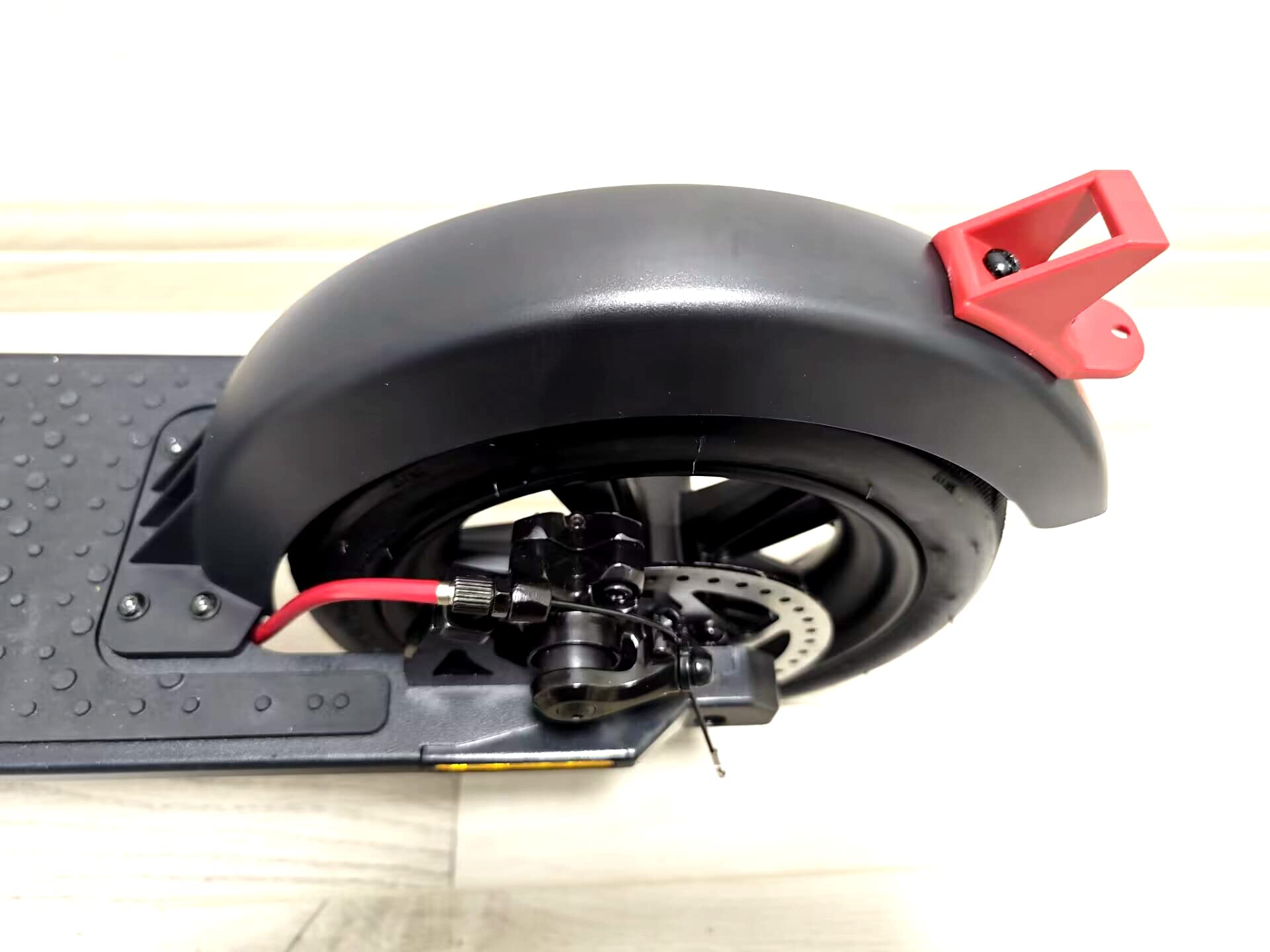 Smarthu GXL V2 rear fender upgrade for a cleaner, more protected scooter.
