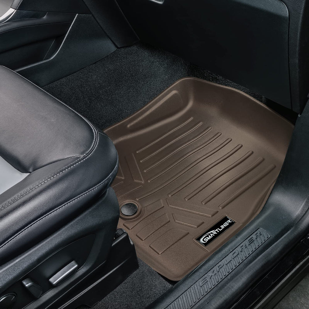 SMARTLINER second row mats for Explorer offer easy-clean, spill protection.