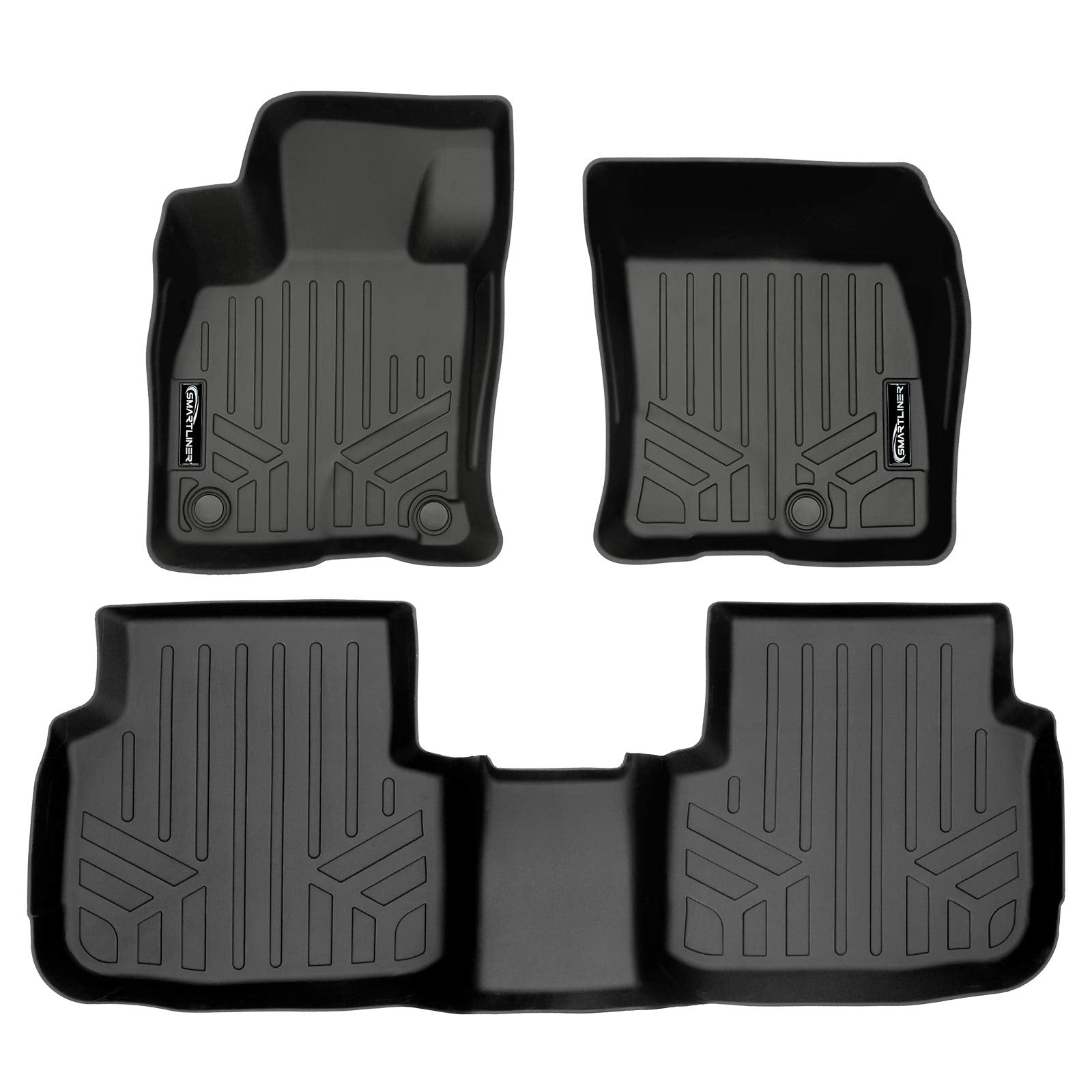 SMARTLINER all-weather floor mats for Ford Escape offer precise 2-row fit and carpet protection.