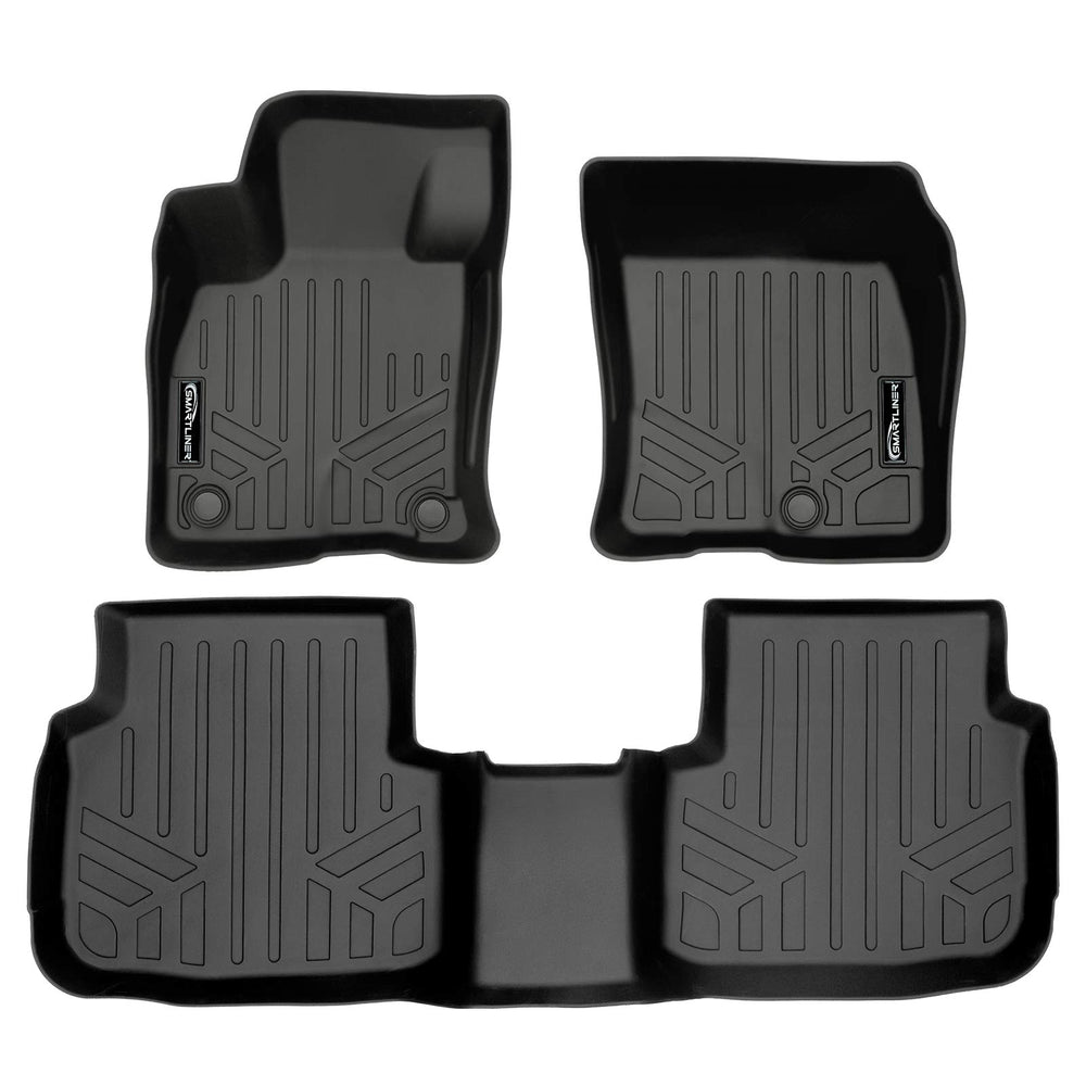SMARTLINER all-weather floor mats for Ford Escape offer precise 2-row fit and carpet protection.