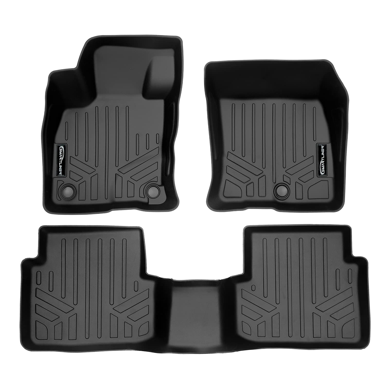 SMARTLINER Bronco Sport front floor mats designed for a precise fit and mud protection.