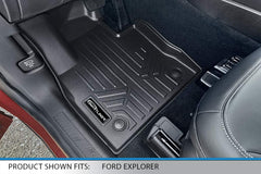 SMARTLINER Explorer 3-Row mats rear seat area contains messes.