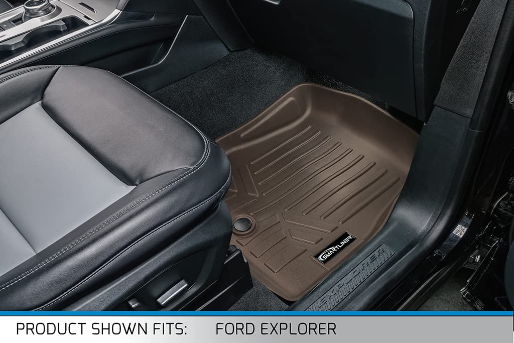 SMARTLINER all-weather floor mats provide stain resistance for Explorer interiors