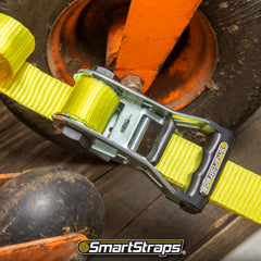 SmartStraps 2-pack in use with secure tie-down on cargo