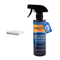 SMILCHA car coating spray on clean paint delivers quick gloss and protection