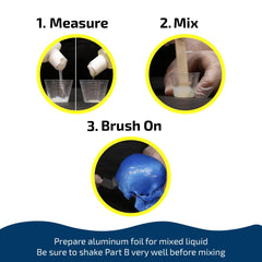 Smooth-On XTC-3D coating delivers a clear wet-out for uniform layers.