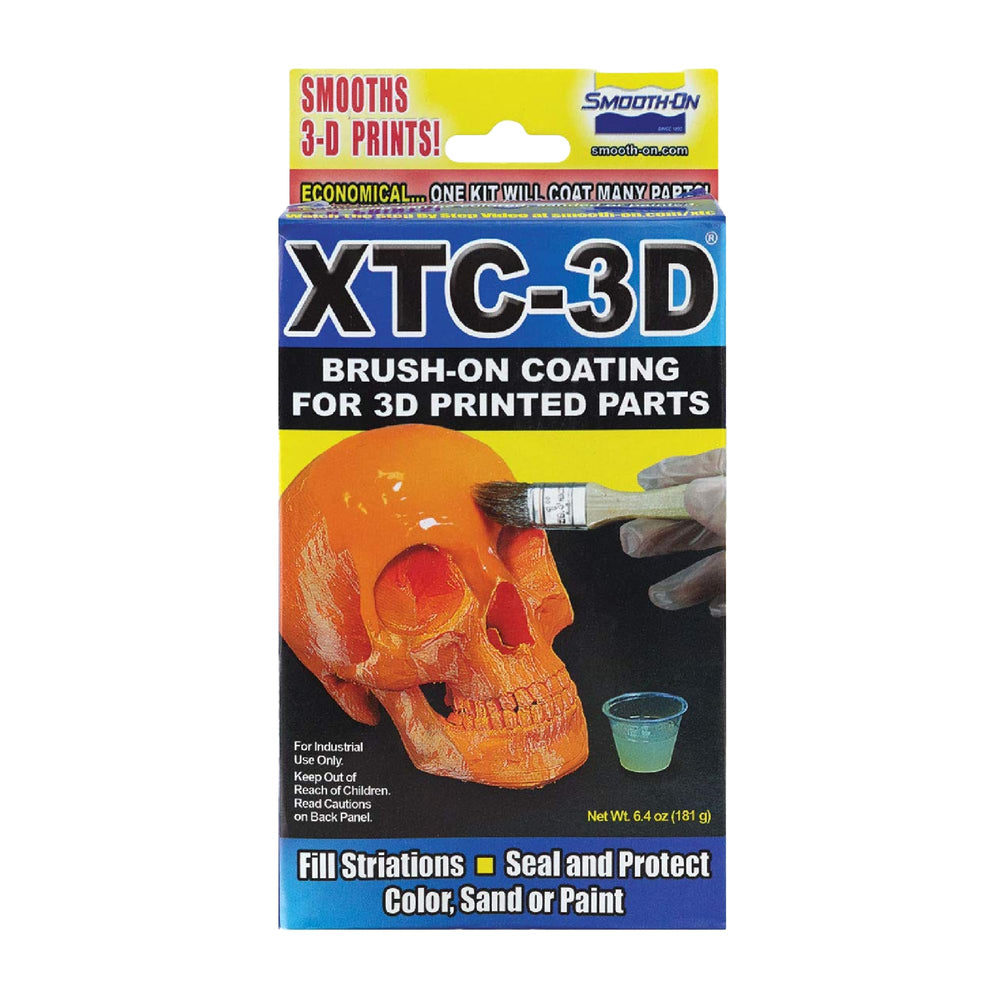 Smooth-On XTC-3D coating top-coat application for smooth, brush-stroke-free 3D prints.