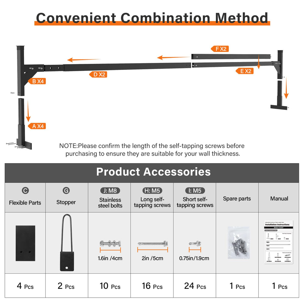 SMOQIO ladder rack in open-trailer setup for multi-function use.