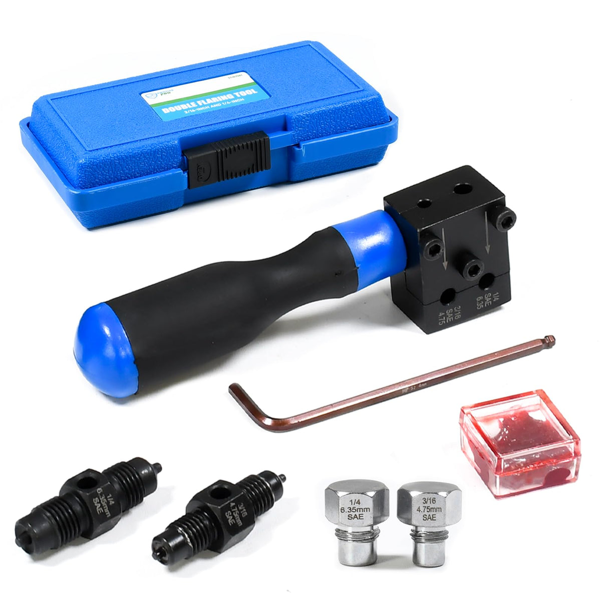 SMOTIVEPRO 7-piece flaring kit assembled for quick on-site brake line work