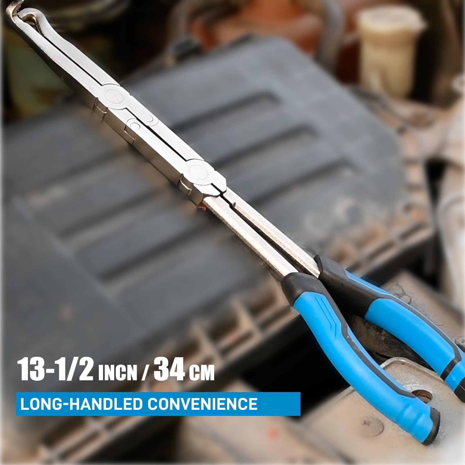 SMOTIVEPRO compound joint enables deep access to recessed locking tabs for precise disengagement.