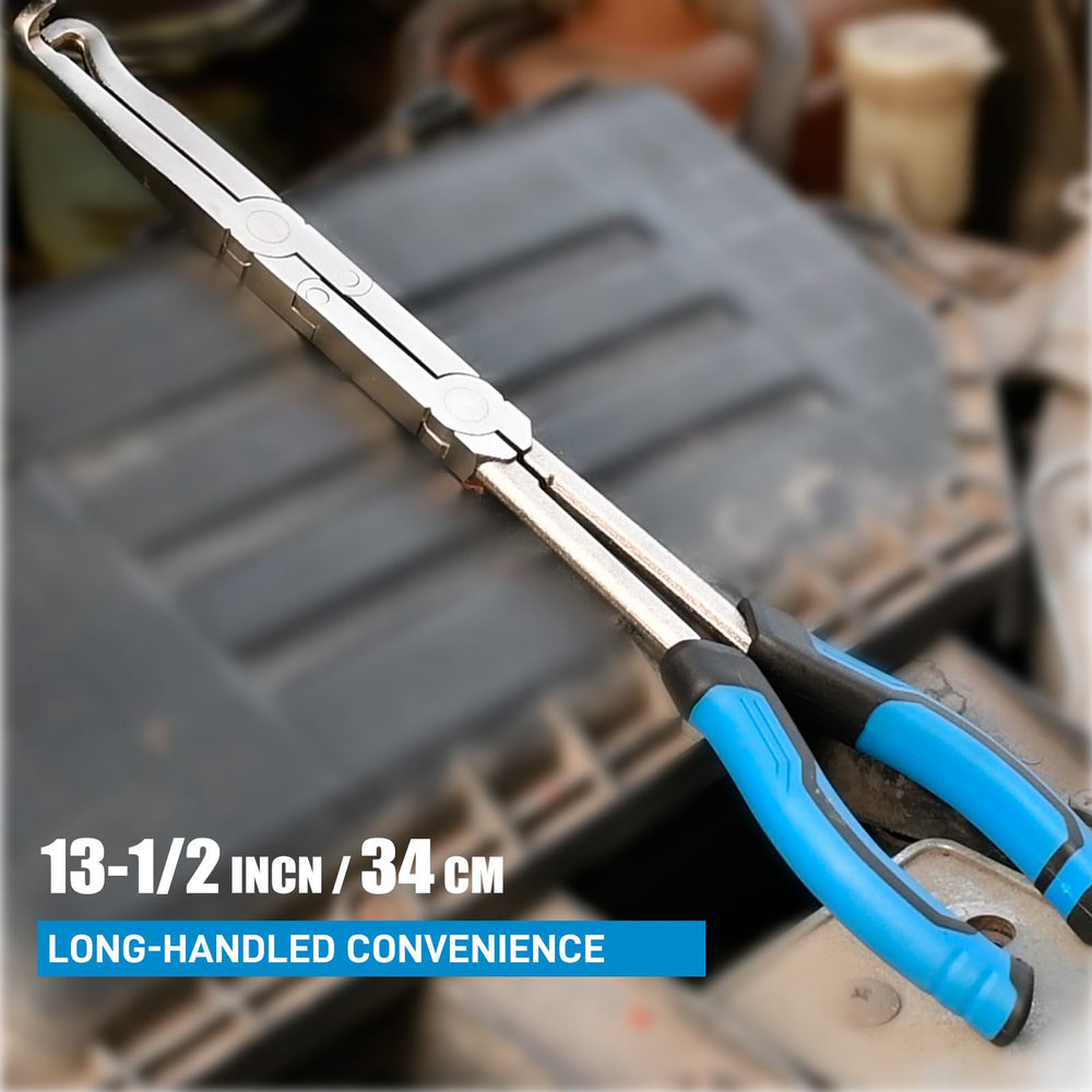 SMOTIVEPRO compound joint enables deep access to recessed locking tabs for precise disengagement.
