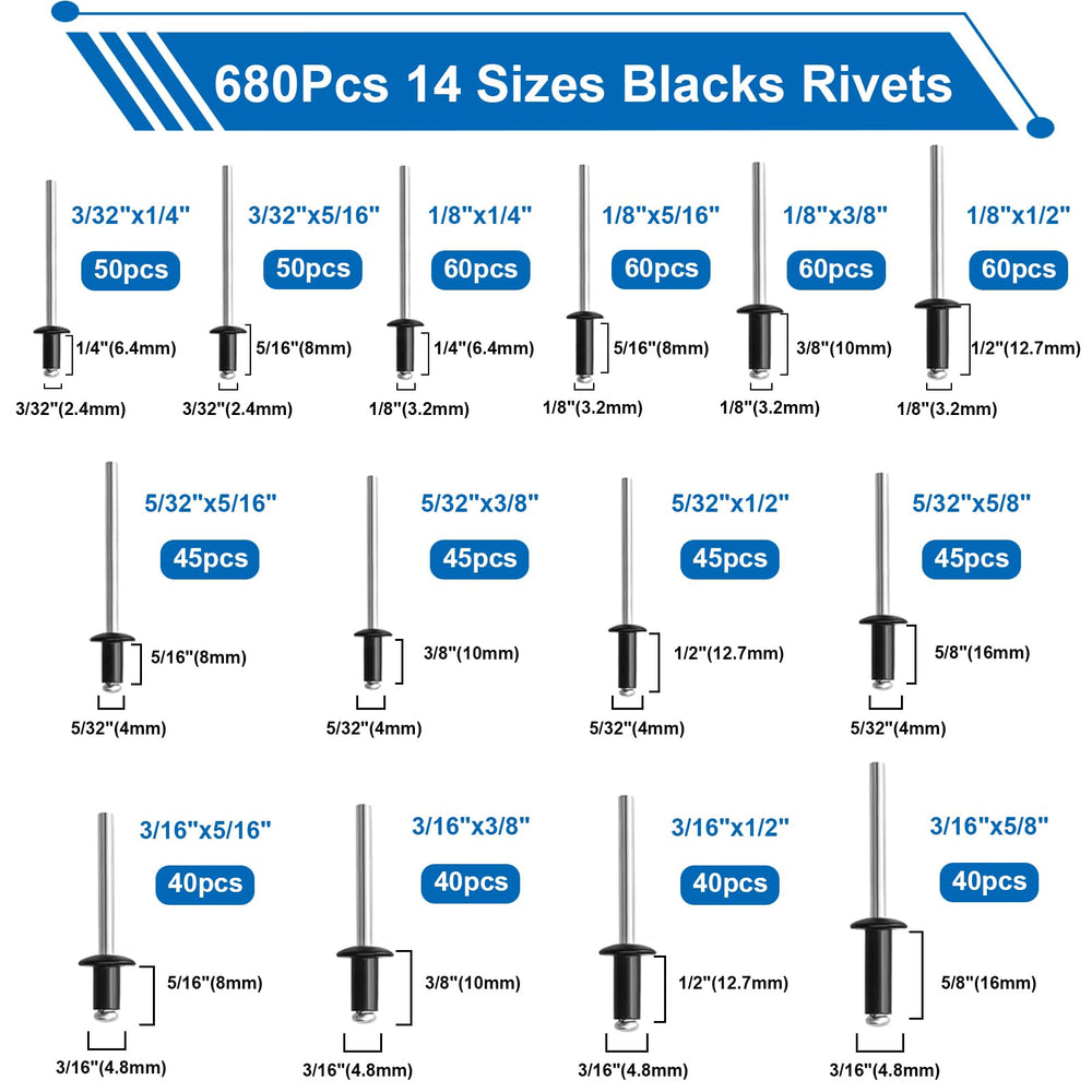 smseace large flange rivets for durable, secure joins in thicker materials.
