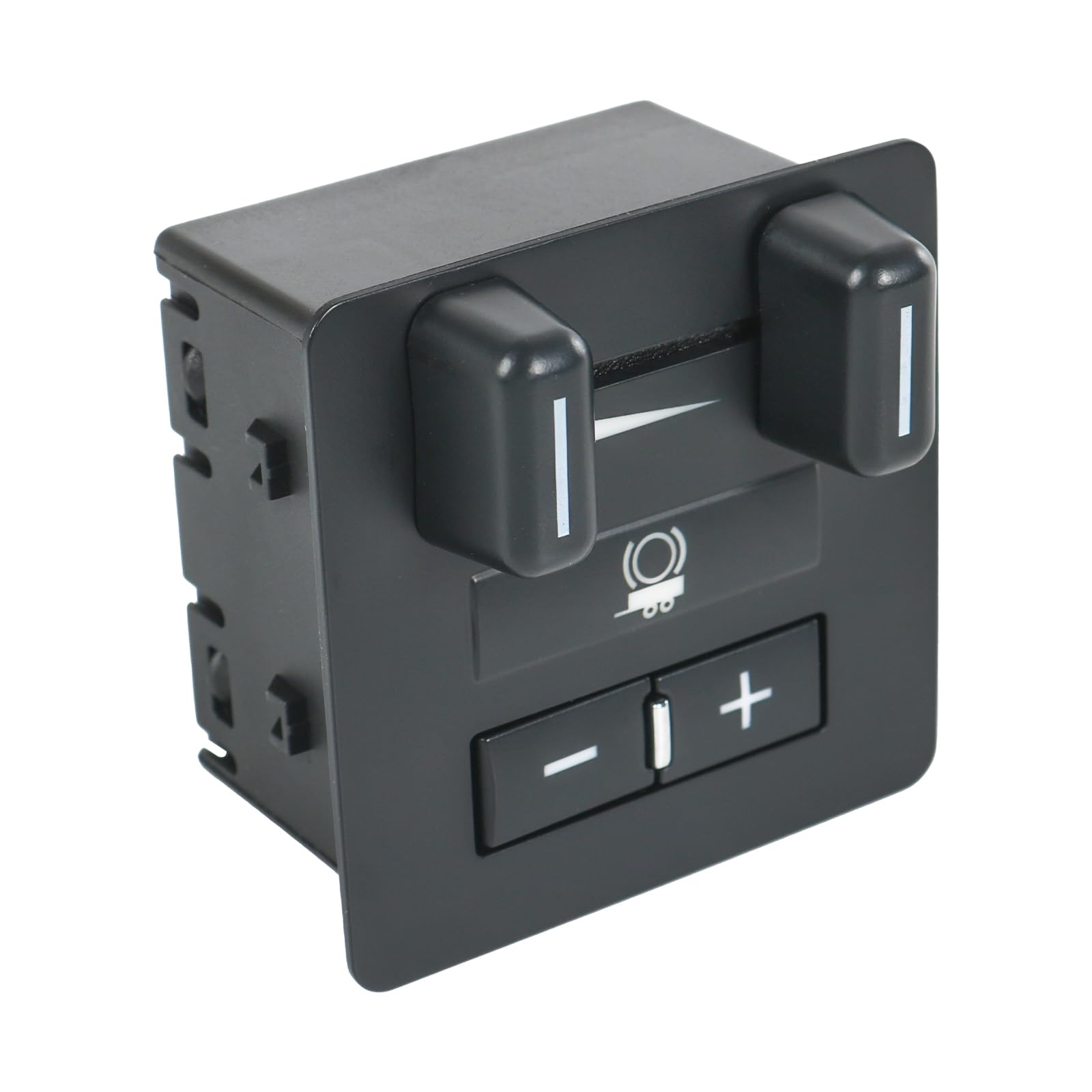 SMTRUILAN trailer brake switch dashboard close-up showing precise control for towing