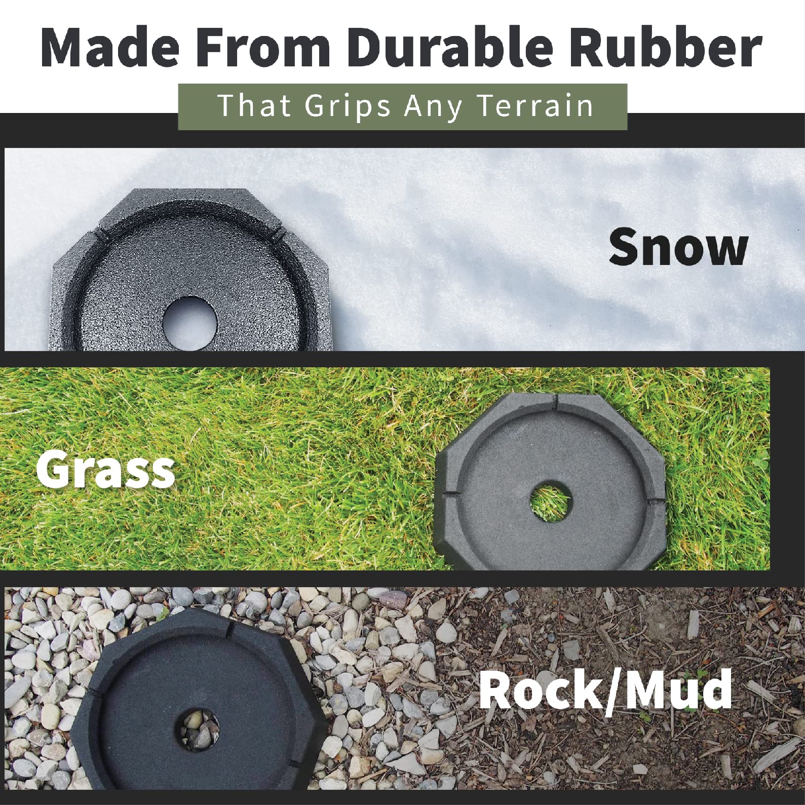 Made in USA SnapPad XTRA 4-Pack outdoors with RV.