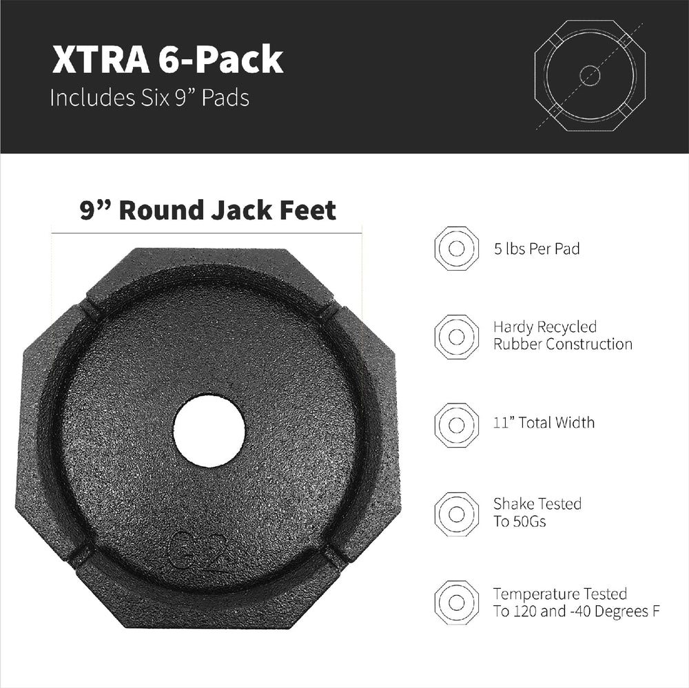 Close-up of SnapPad Xtra durable rubber material from recycled tires for lasting protection