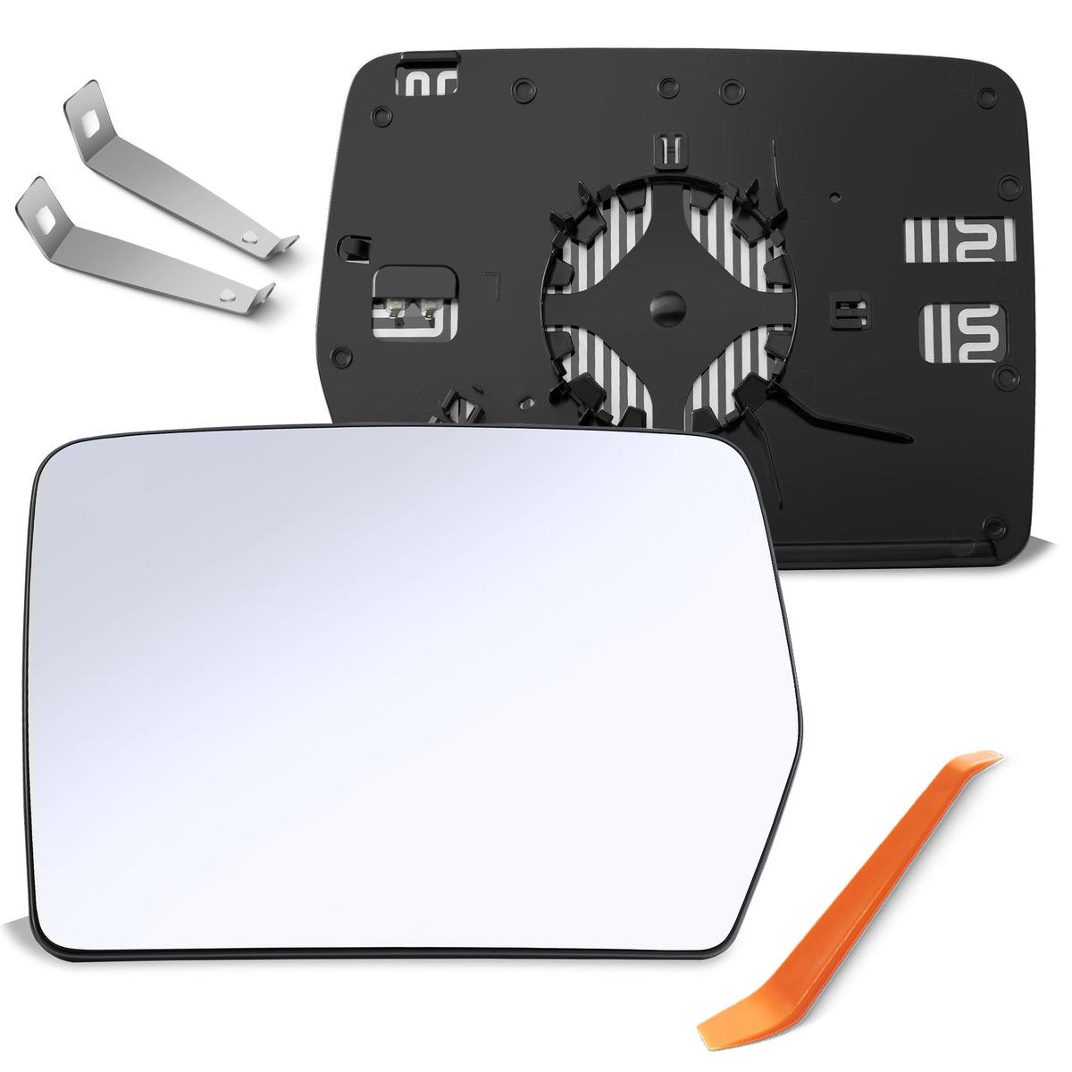 SNEMEEY f150 driver-side mirror glass assembly improves rear visibility.