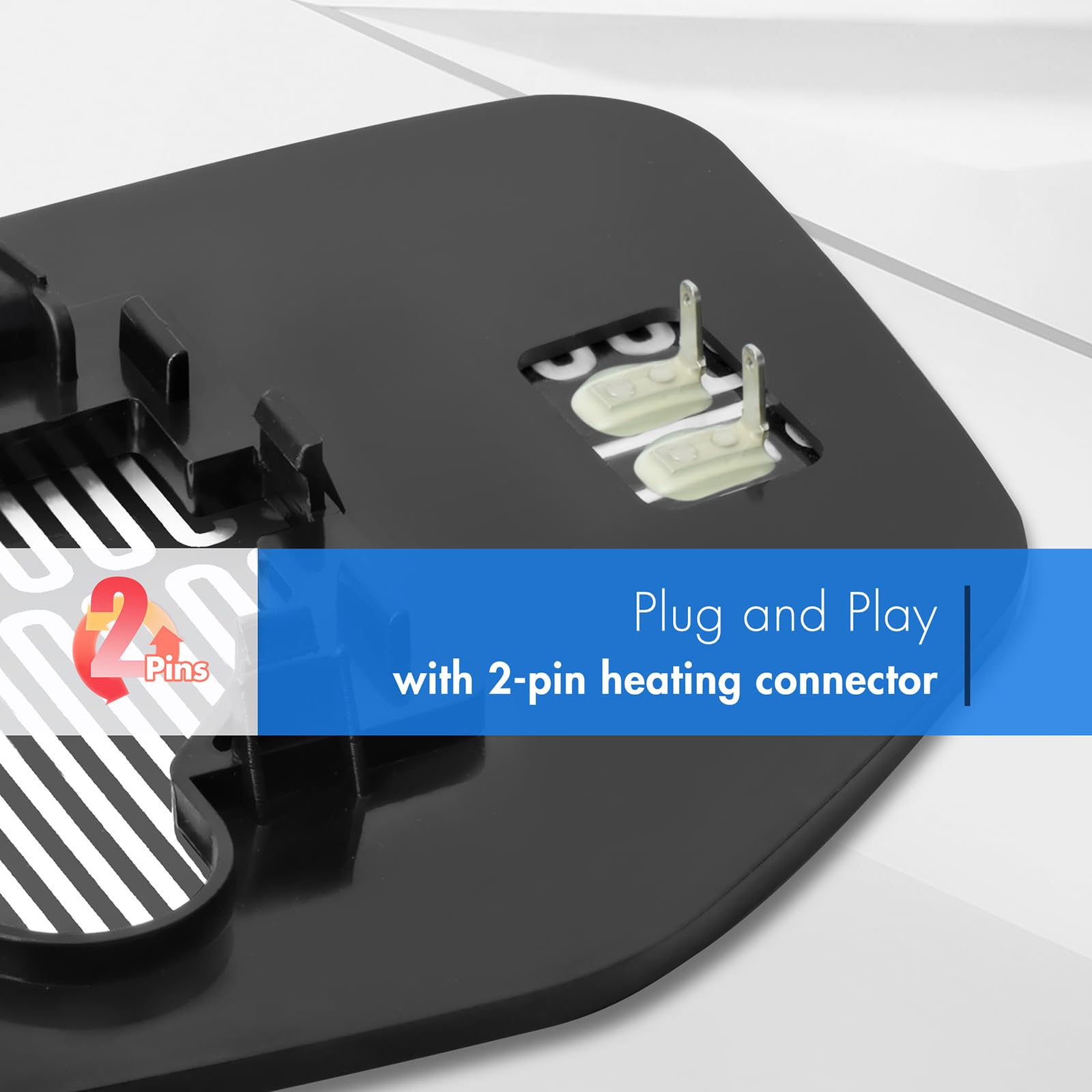 SNEMEEY Honda Accord passenger-side mirror heater connector enables faster defogging.
