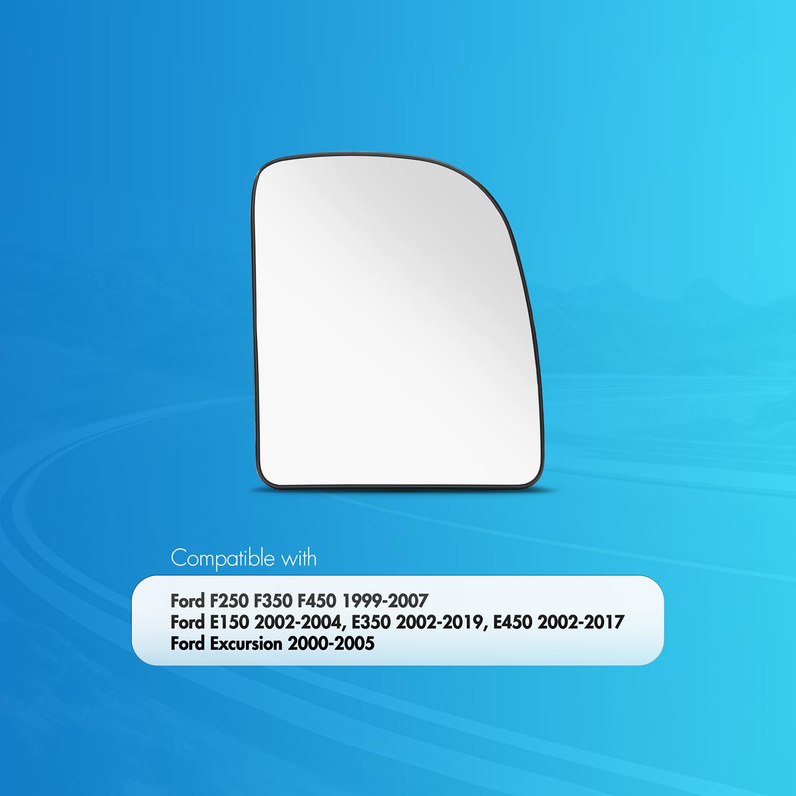 SNEMEEY fit covers Ford Excursion and E-Series for clear daytime visibility