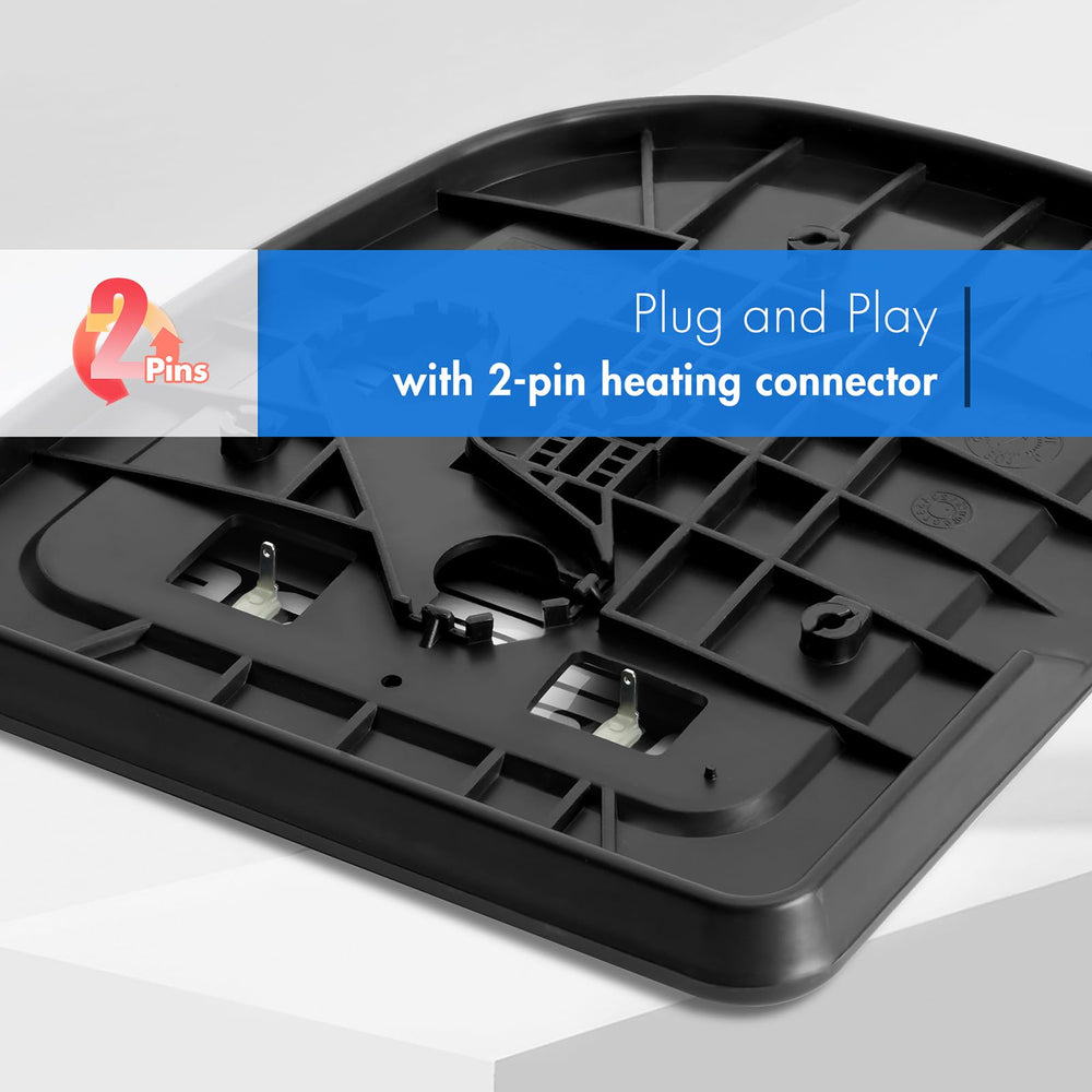 SNEMEEY power heated mirror for Ford E-Series defogs quickly in cold weather