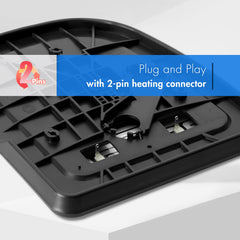 SNEMEEY power heated mirror connector enables rapid defogging and defrosting.