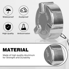 Snobli female-fitting fuel cap designed for diesel tanks on commercial rigs.