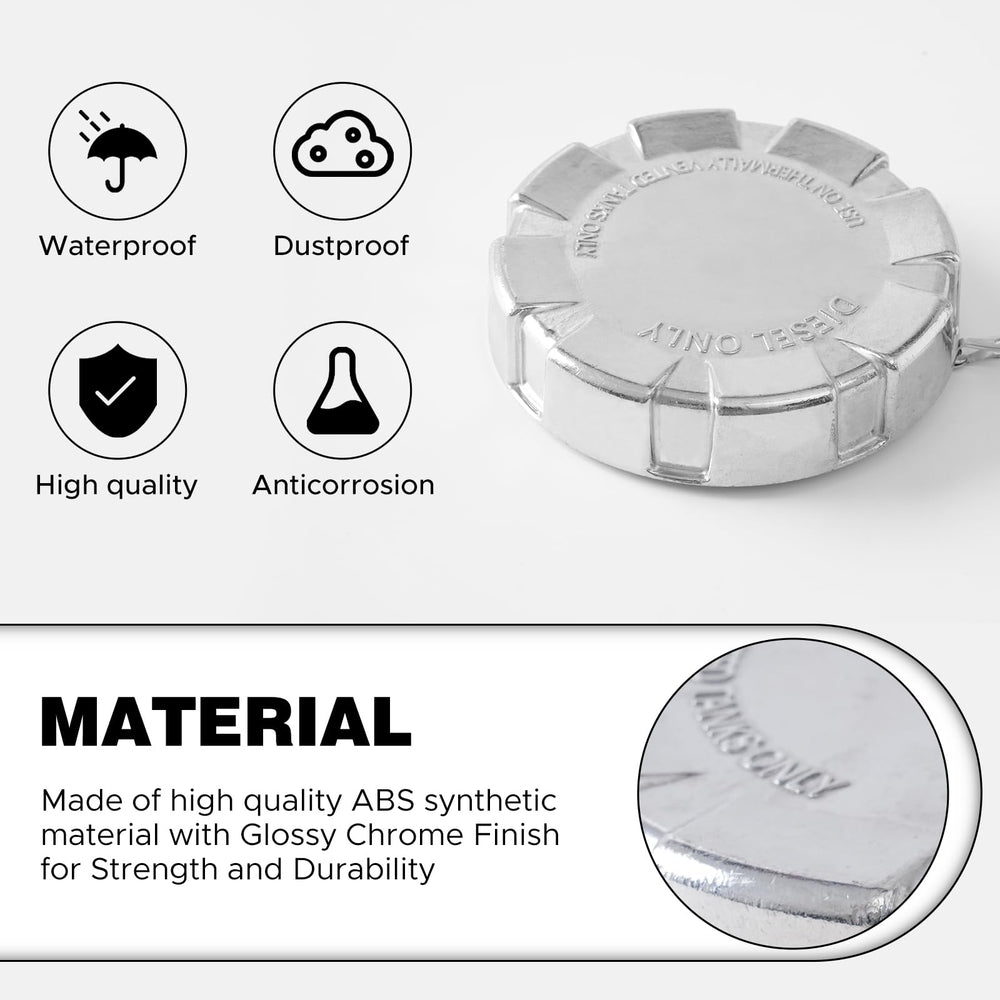 Snobli fuel cap with 3.5 inch ID and 4 inch OD for fit verification.