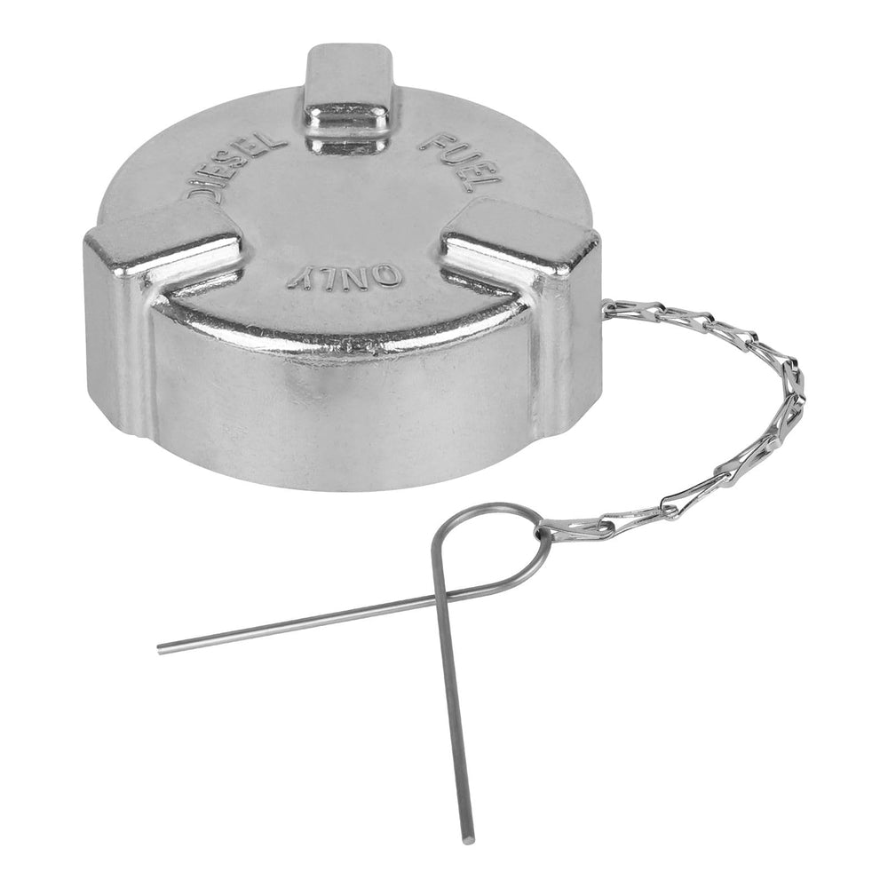 Snobli truck fuel cap for Ford 650/750 with non-vented design helps prevent spills.