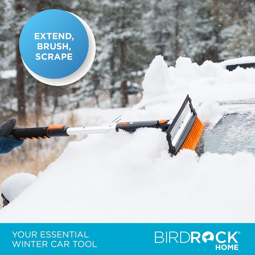 Snow MOOver double-sided brush head with squeegee and bristles for versatile cleaning.