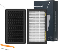 SNOWOOW Tesla Model 3/Y HEPA filter pack front view for a fresher cabin.